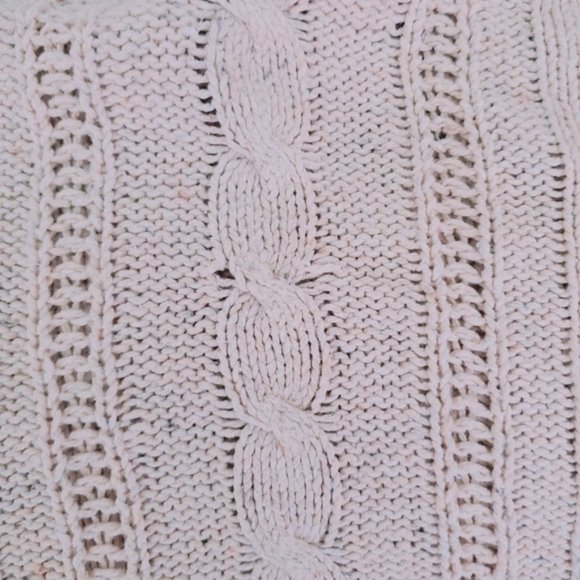 Hollister Rare Off the Shoulder Batwing Sleeve Knit Top- Sandy beige - Picture 8 of 9